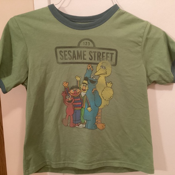 Sesame Street crop top (woman’s S) - Picture 1 of 3